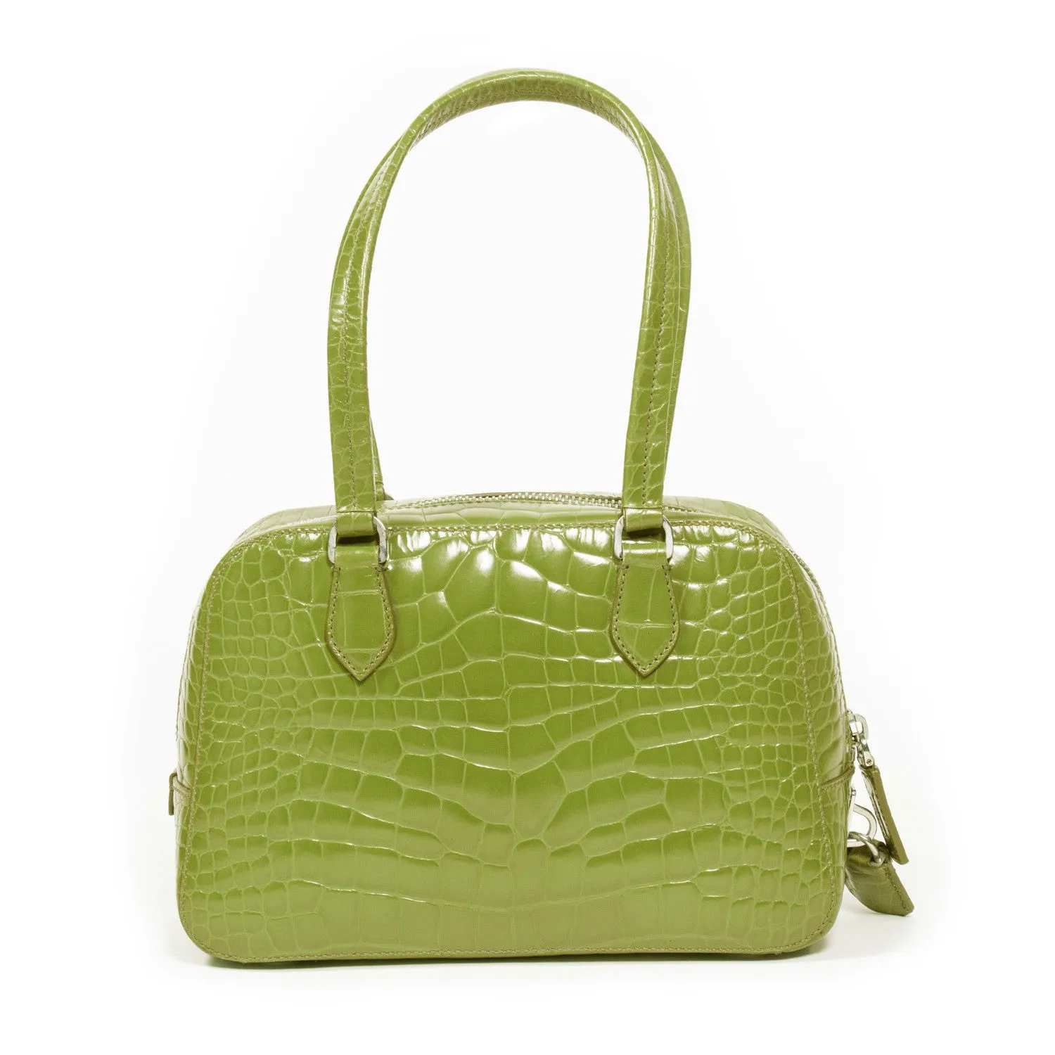 Prada Crocodile Bauletto Bag