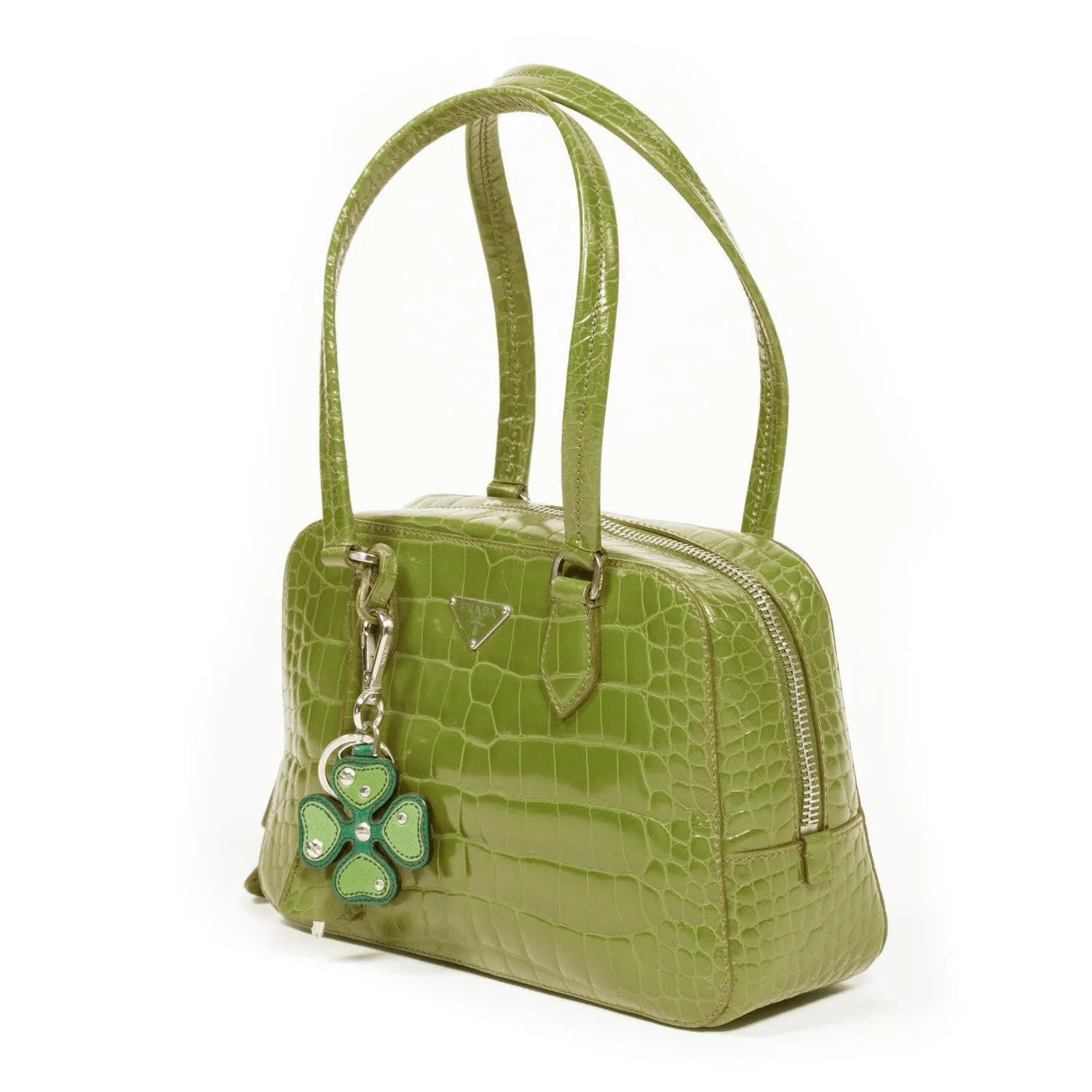 Prada Crocodile Bauletto Bag