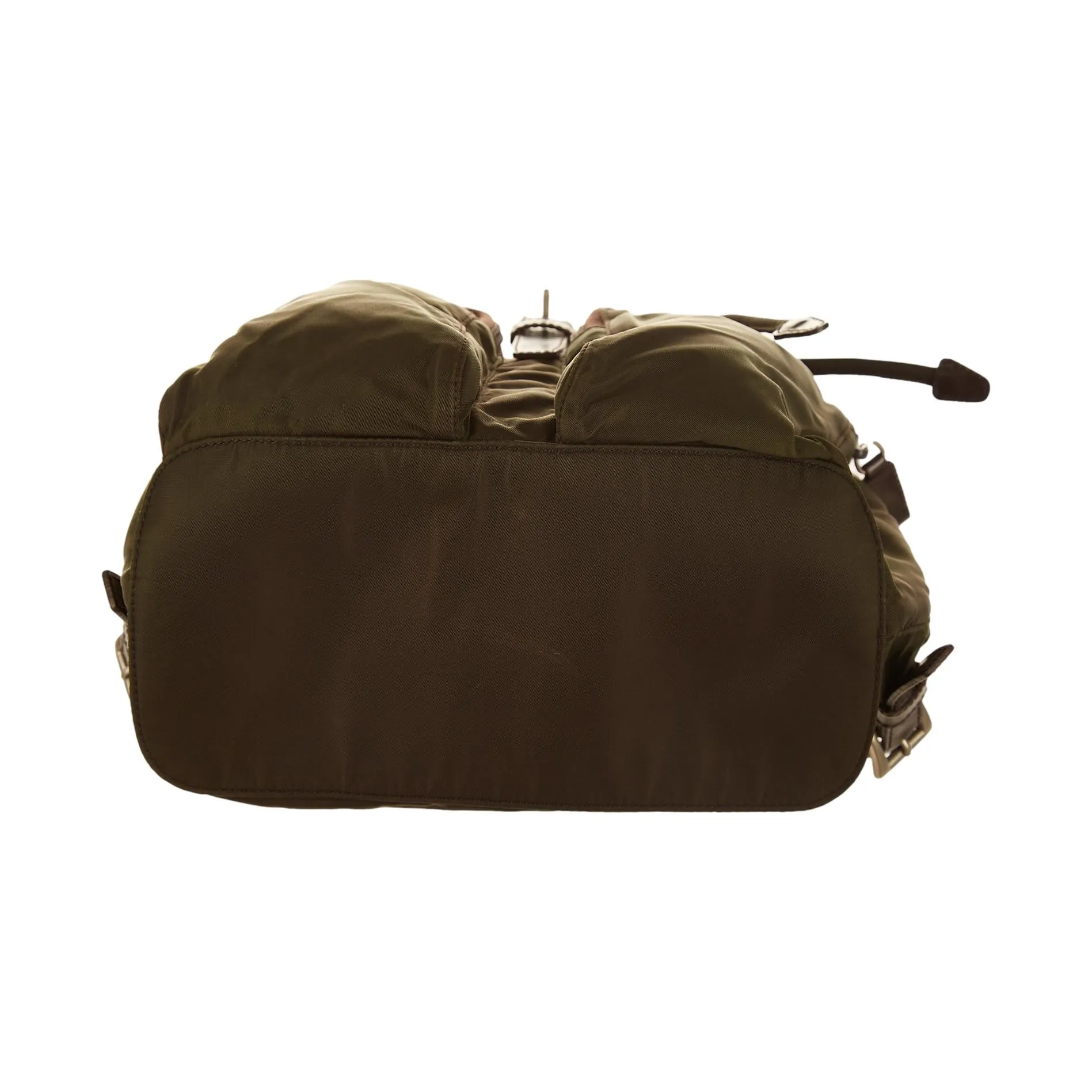 Prada Green Nylon Backpack
