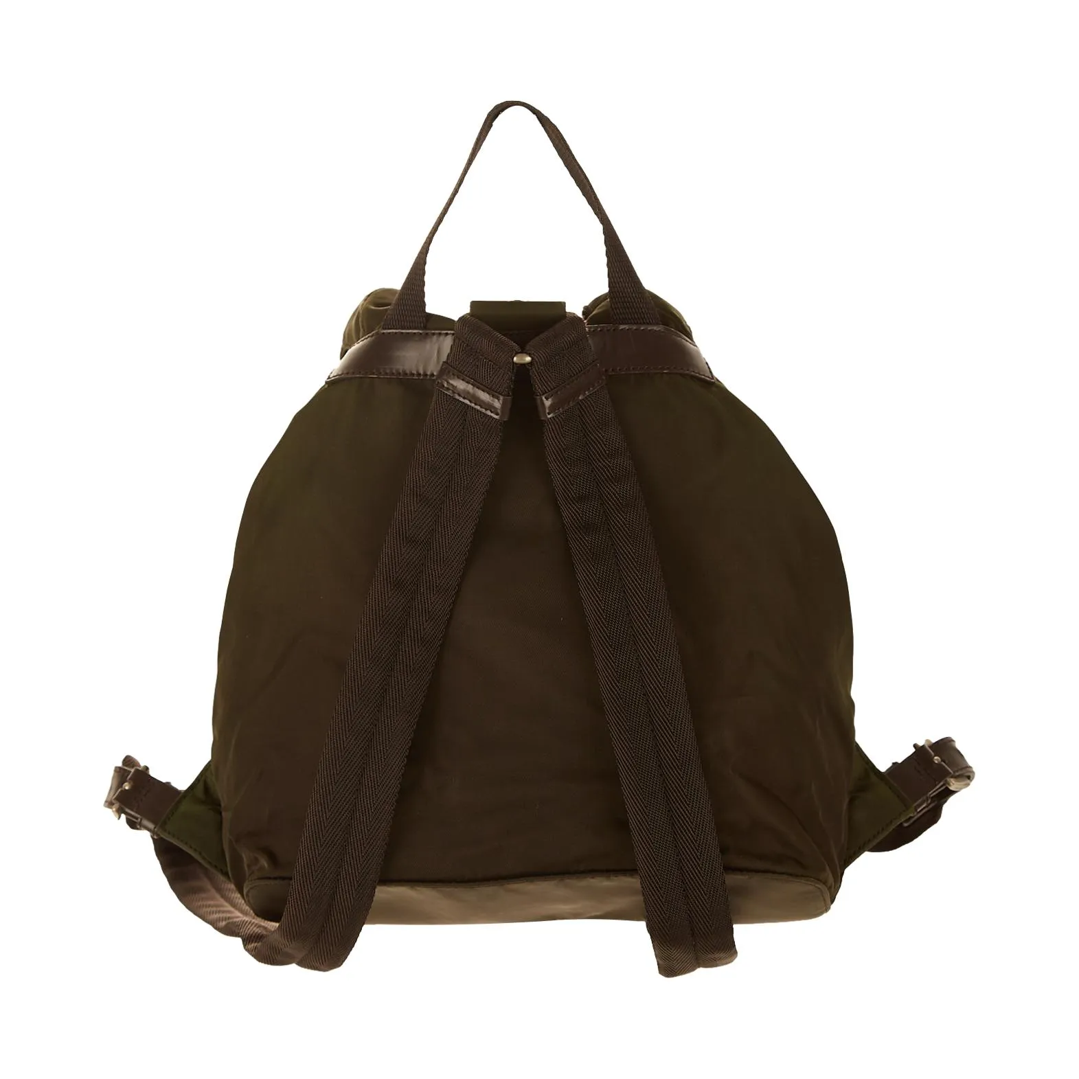 Prada Green Nylon Backpack