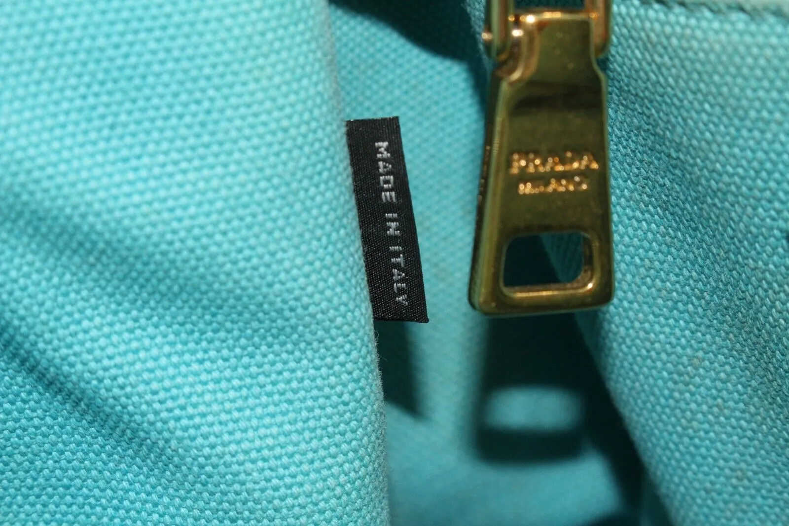 PRADA Light Blue 2way Crystal Grommet Tote 1PR1220K