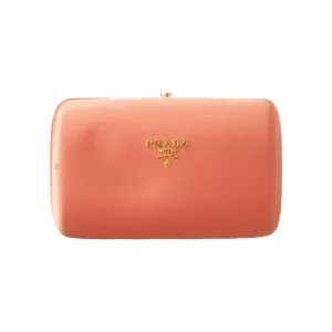 Prada Pink Satin Clutch