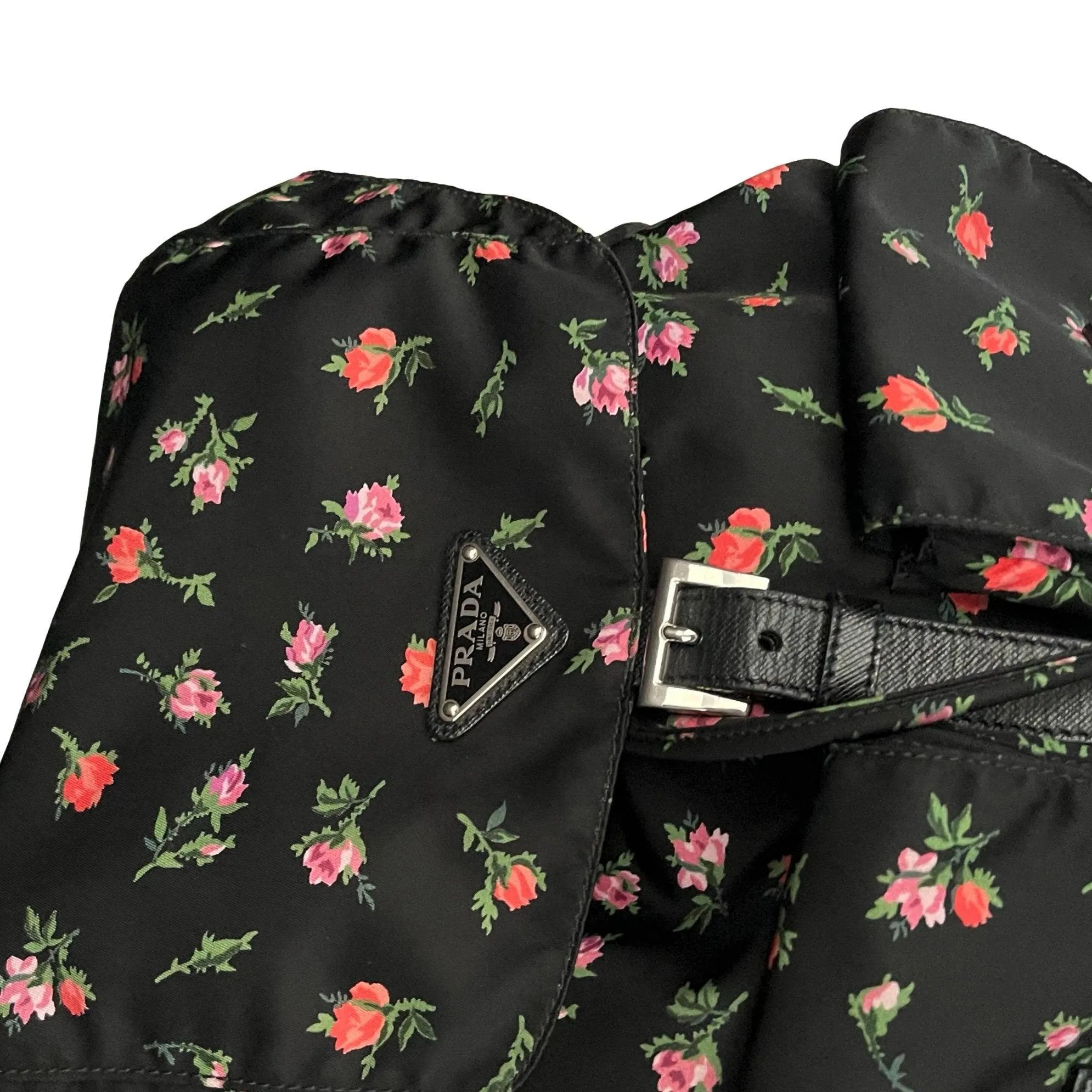 Prada Rose Nylon Backpack
