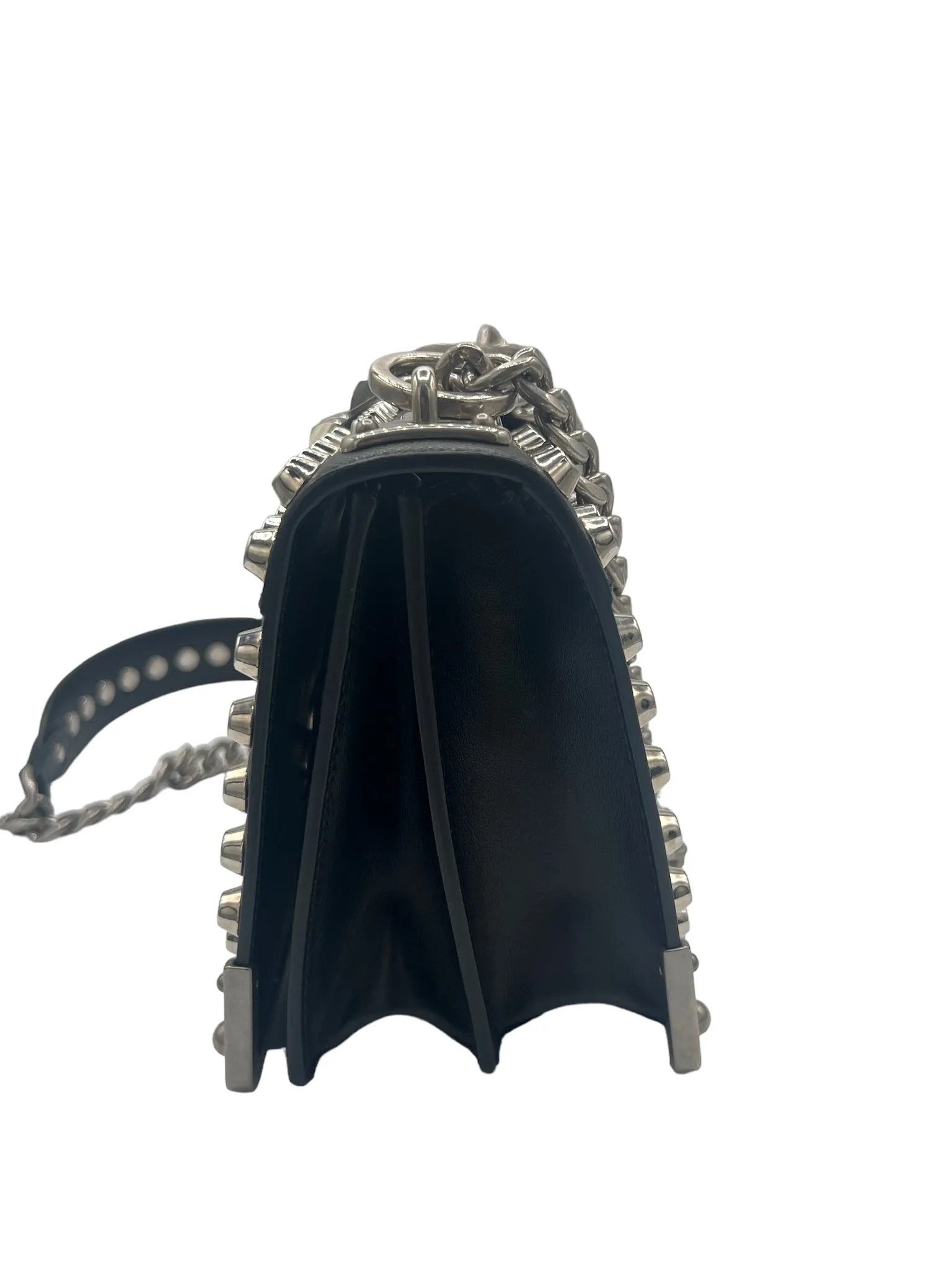 PRADA - Studded Saffiano Cahier Belt Crossbody Bag
