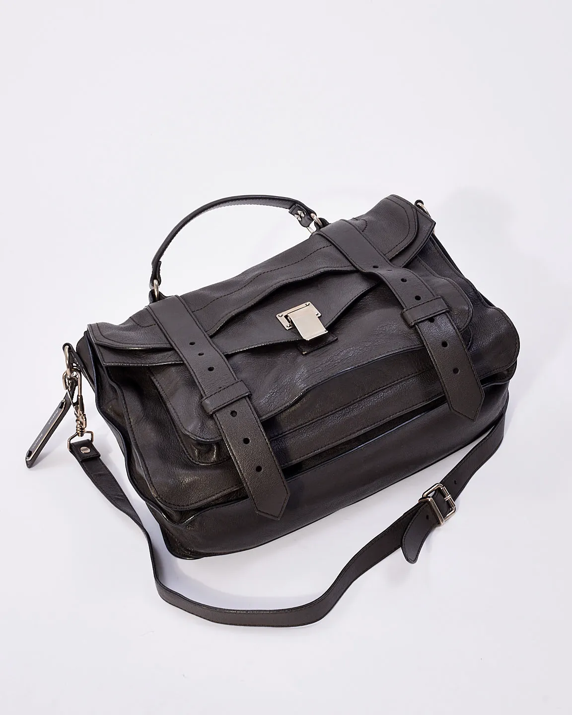 Proenza Schouler Grey Leather PS1 Bag