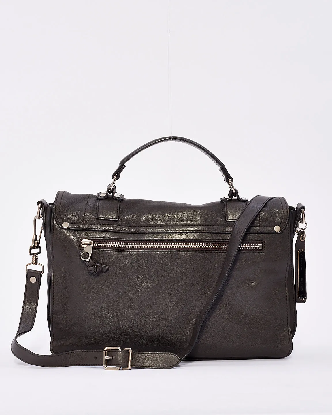 Proenza Schouler Grey Leather PS1 Bag