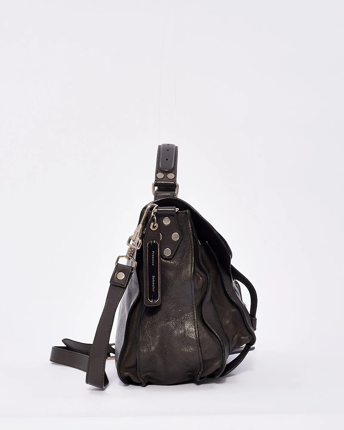 Proenza Schouler Grey Leather PS1 Bag