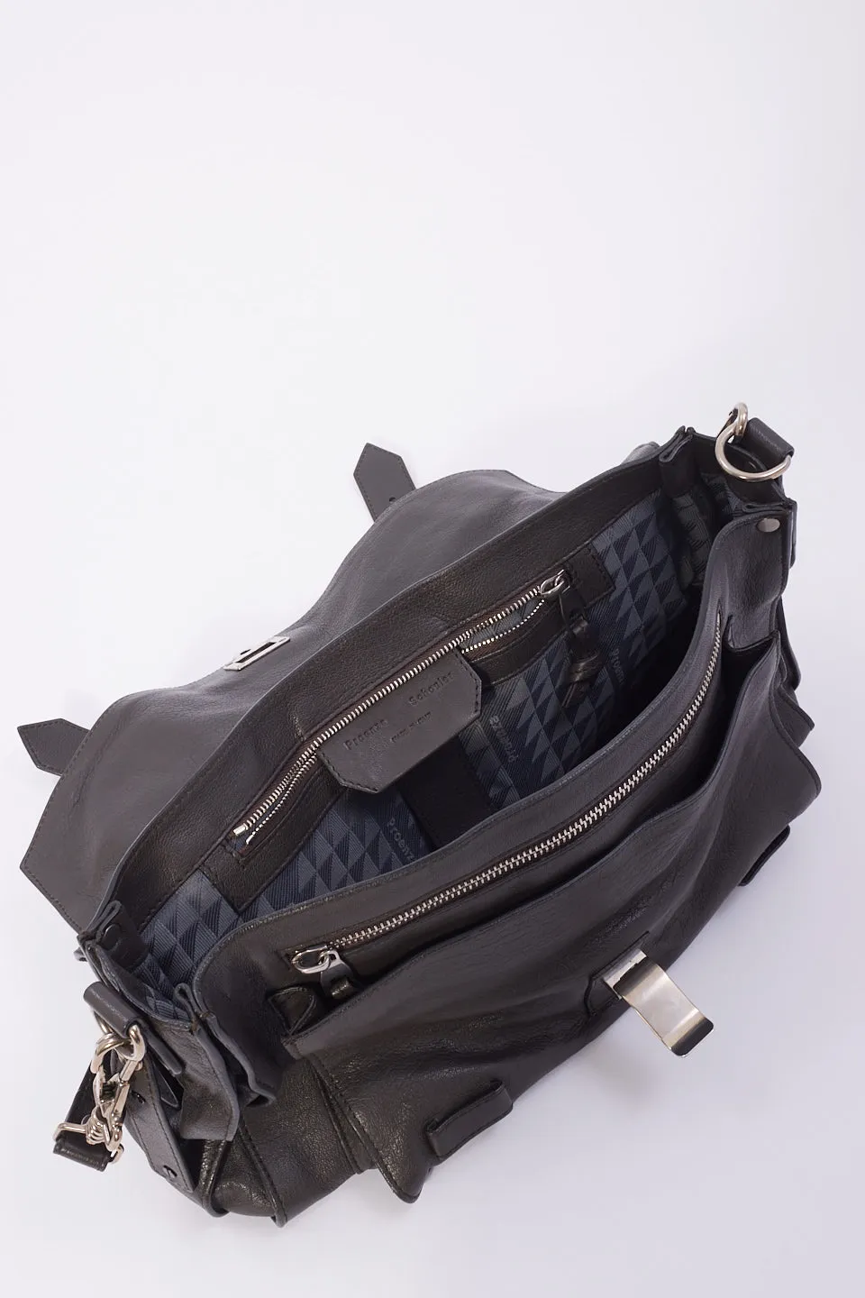 Proenza Schouler Grey Leather PS1 Bag
