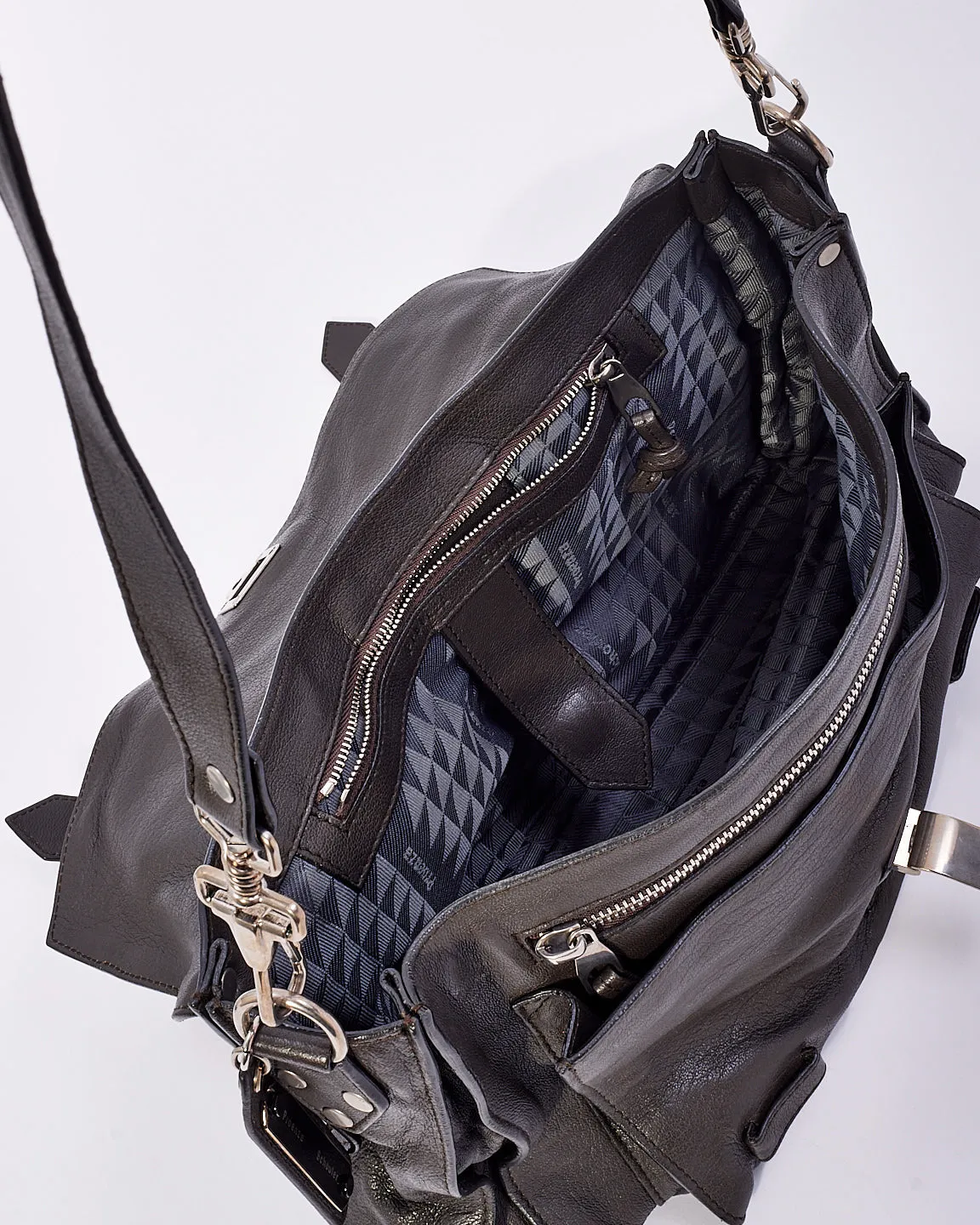 Proenza Schouler Grey Leather PS1 Bag