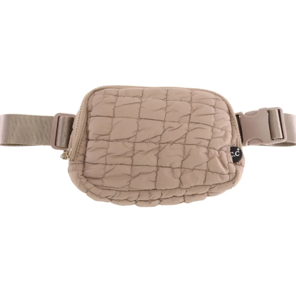 Quilted Puffer C.C Belt Bag