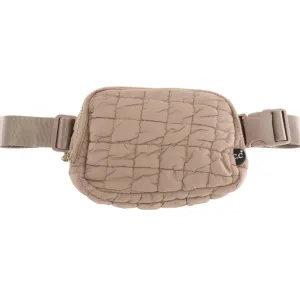 Quilted Puffer C.C Belt Bag
