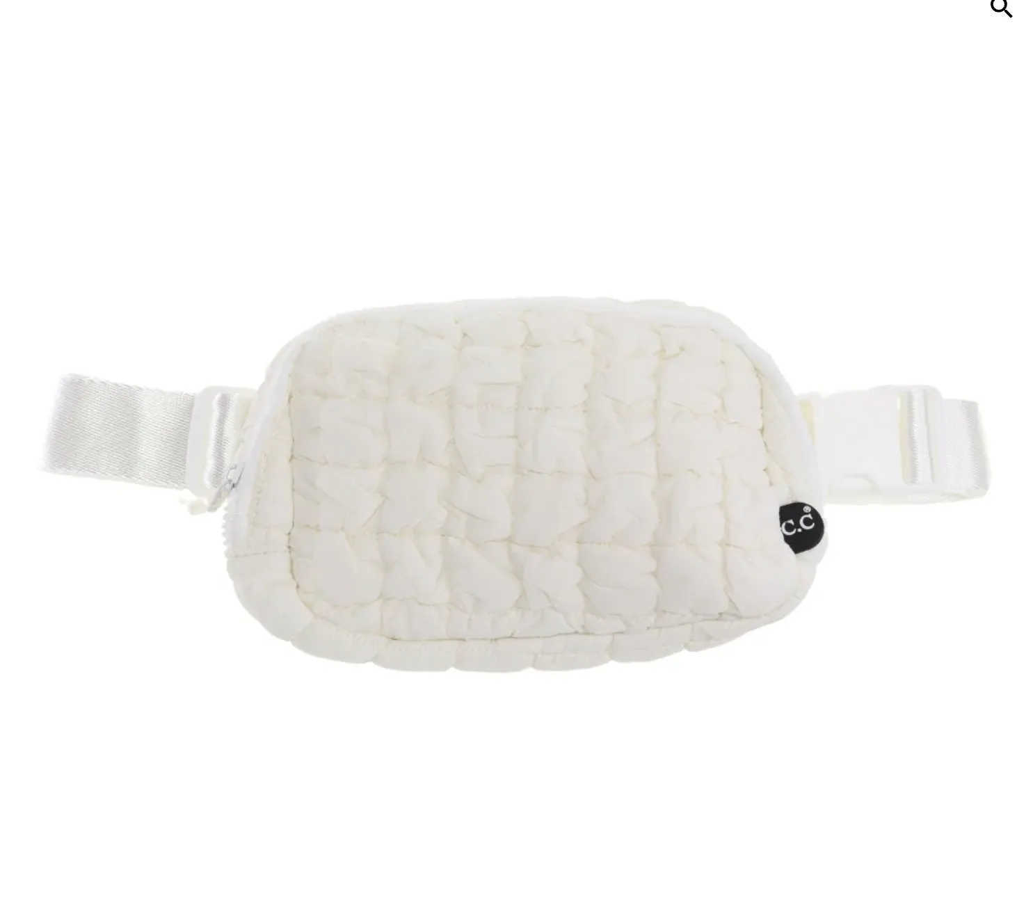 Quilted Puffer C.C Belt Bag