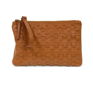 Quinn Clutch-Cognac