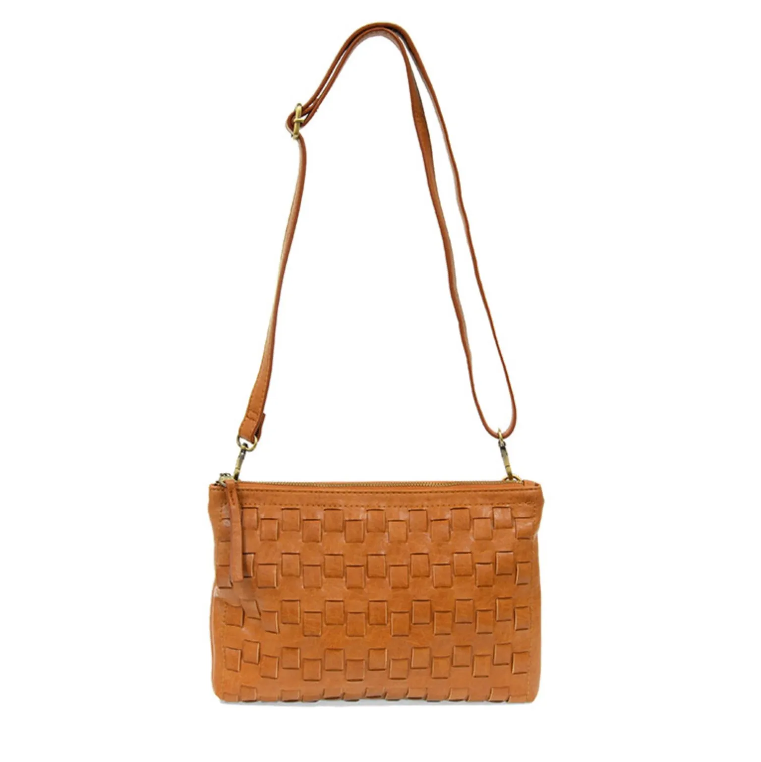 Quinn Clutch-Cognac