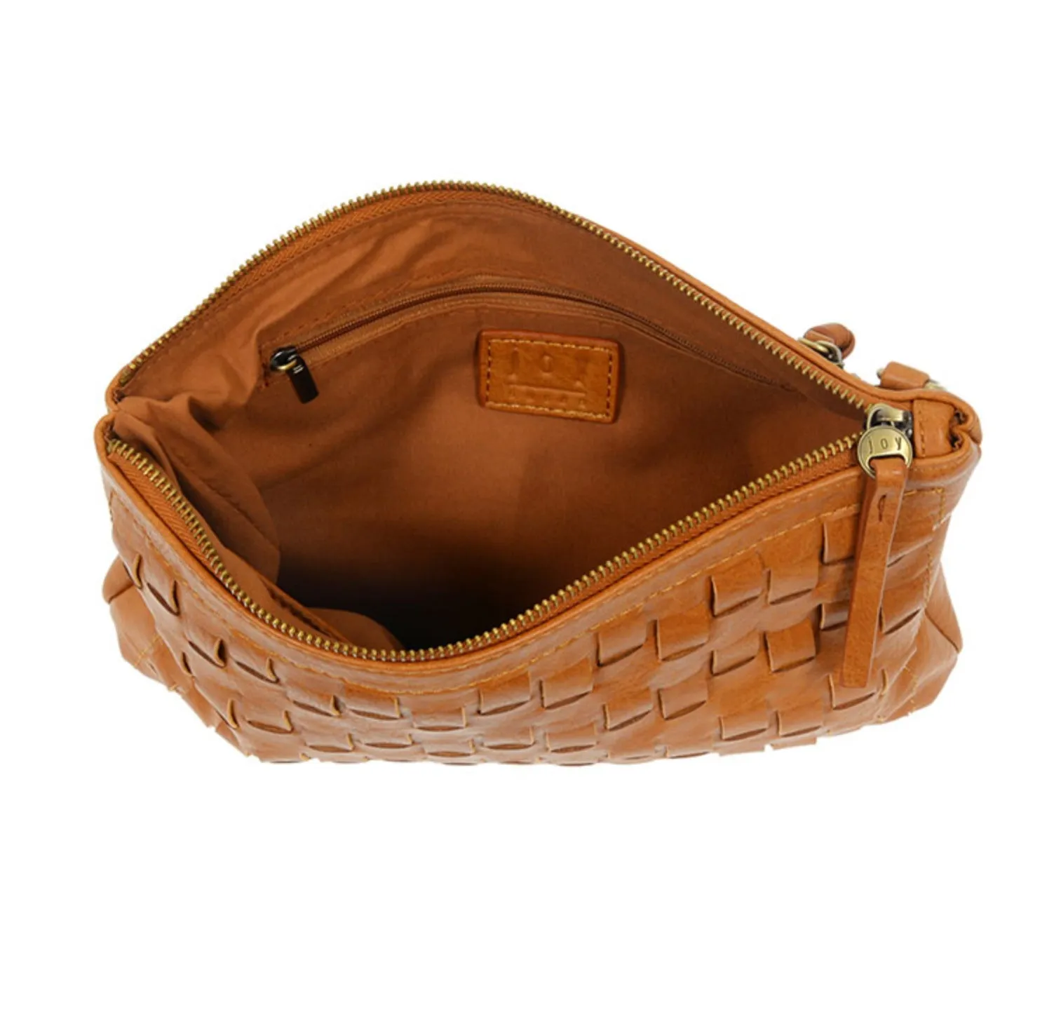 Quinn Clutch-Cognac