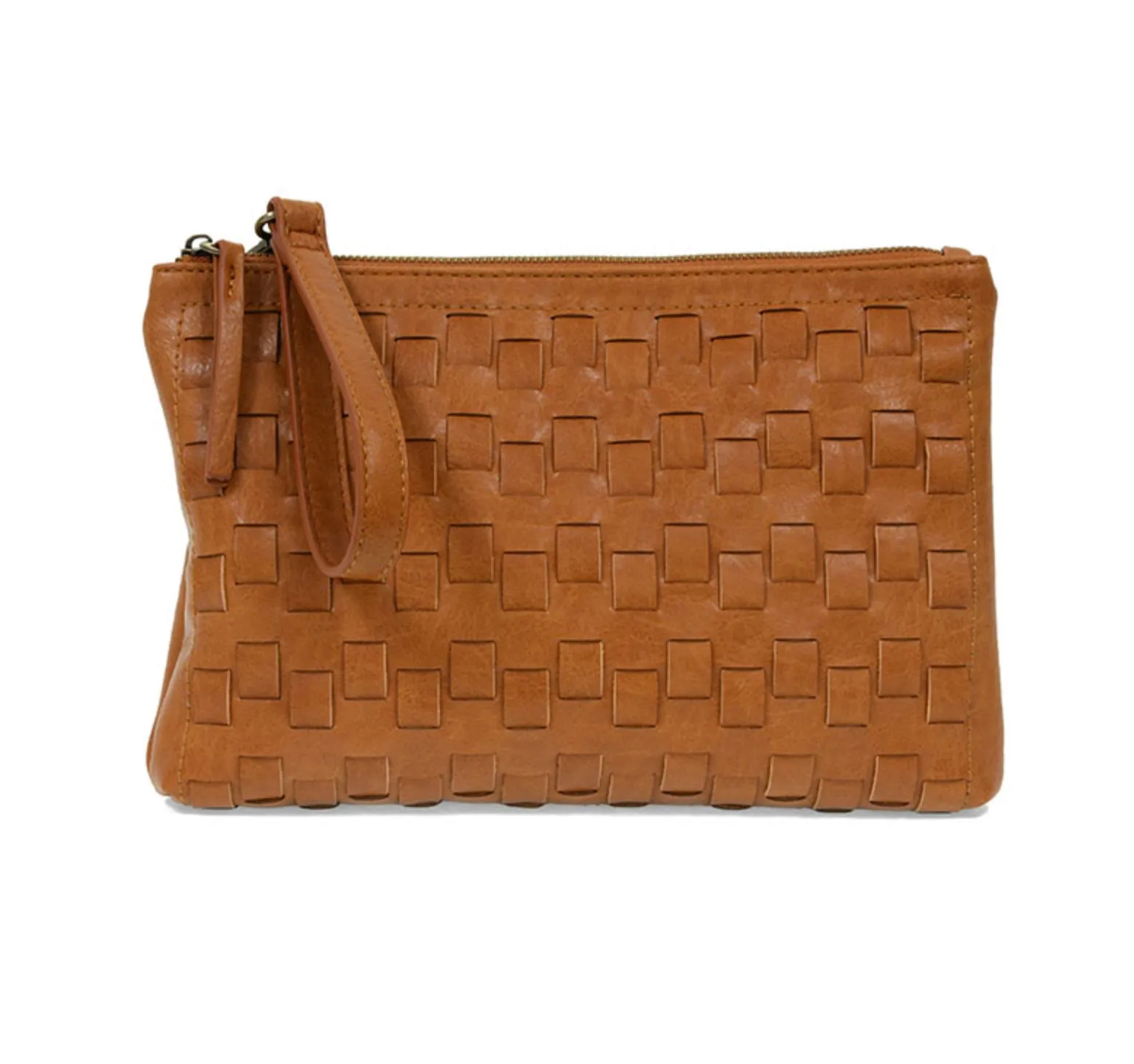 Quinn Clutch-Cognac