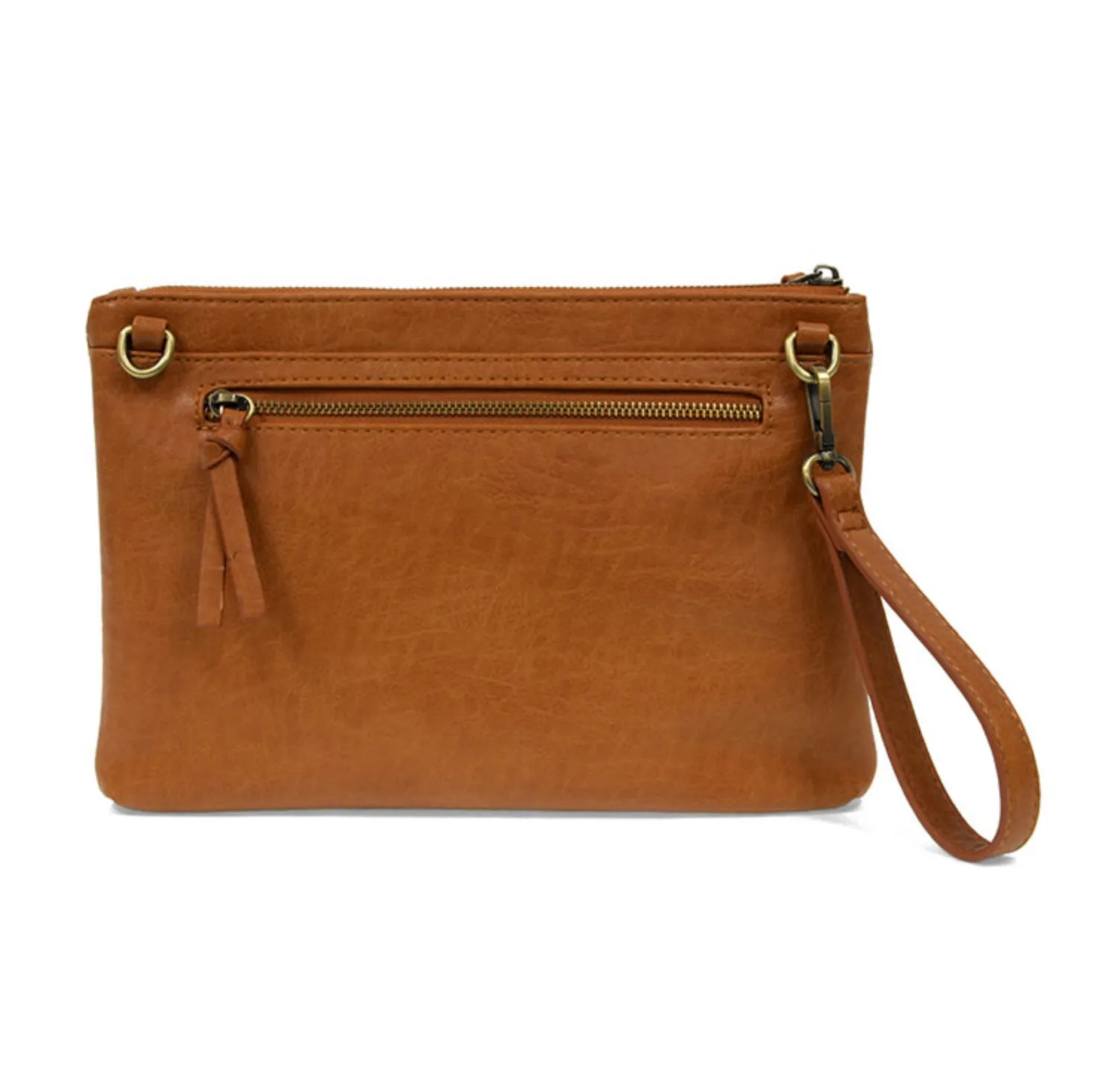 Quinn Clutch-Cognac