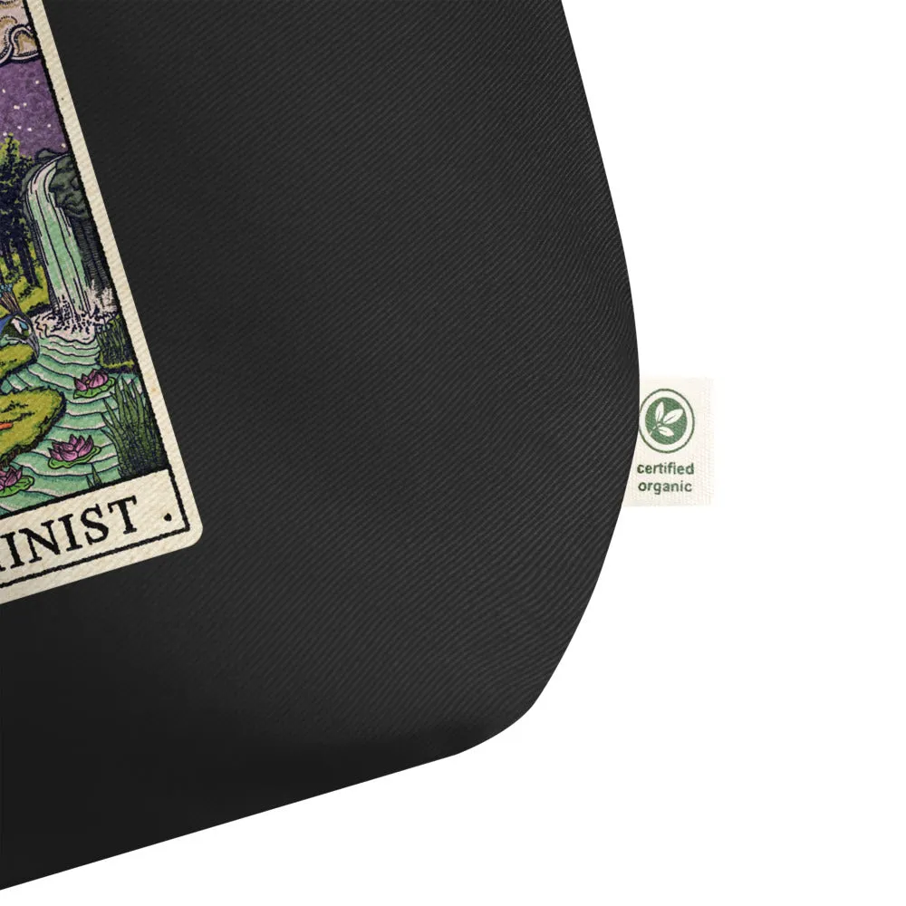 "The Feminist" Organic Extra Large Premium Canvas Tote Bags