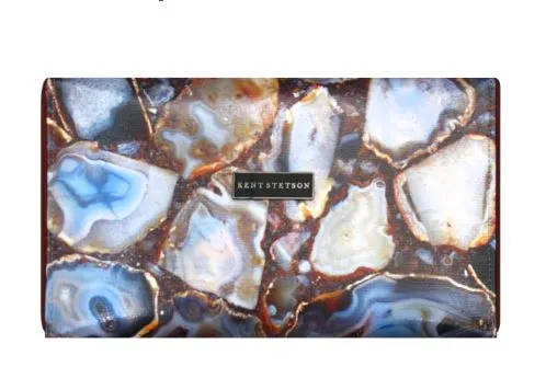 "Topaz Geode" Clutch