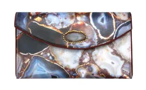 "Topaz Geode" Clutch