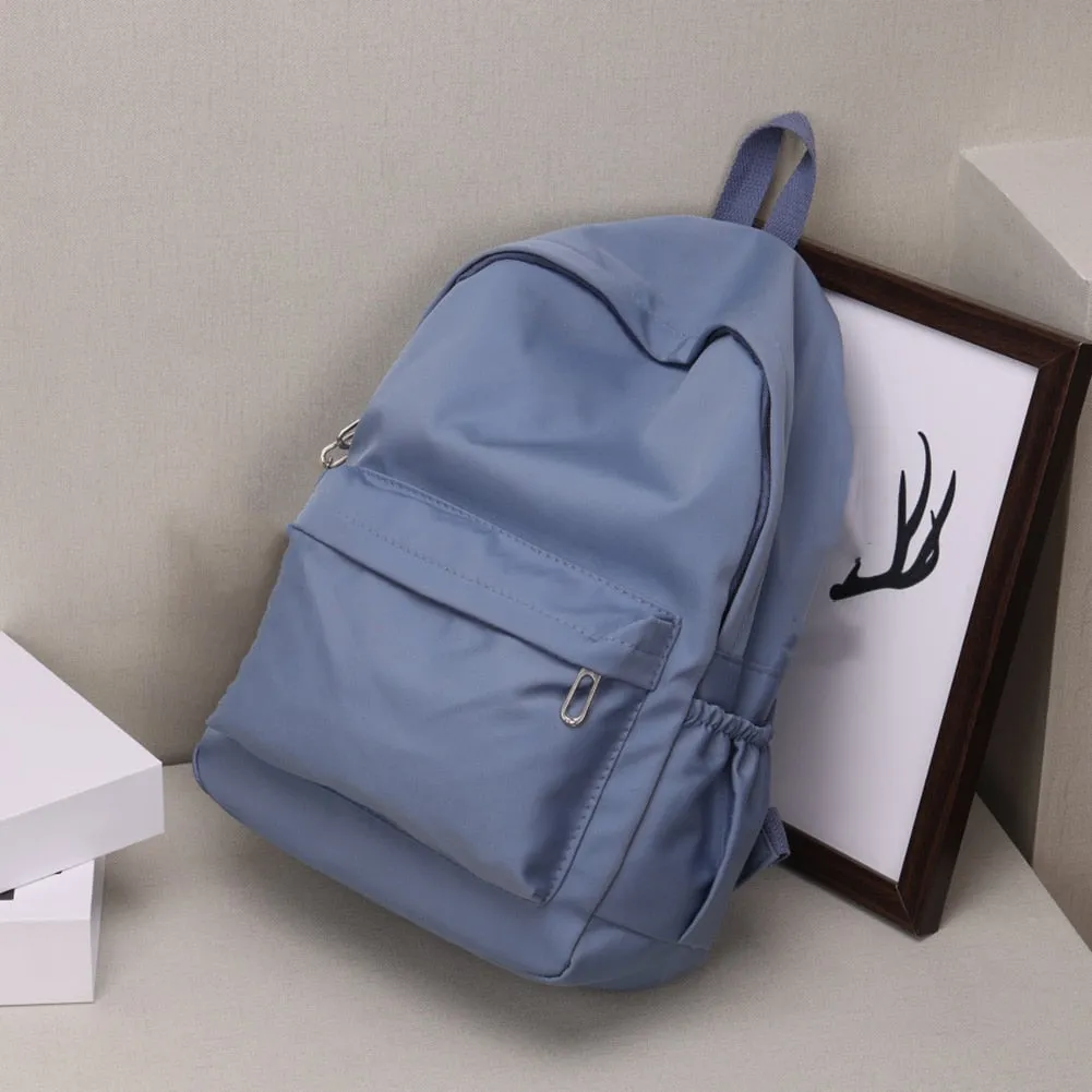 Realaiot Fashion Women's Backpack Preppy Style Female Book bag Nylon Backpack for Teenagers College Students Large Capacity School Bags
