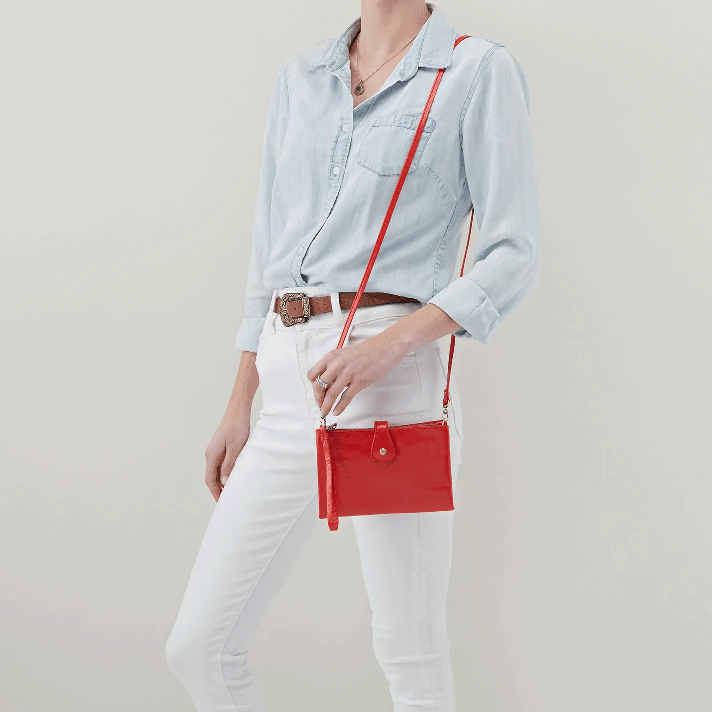 Reveal Leather Crossbody