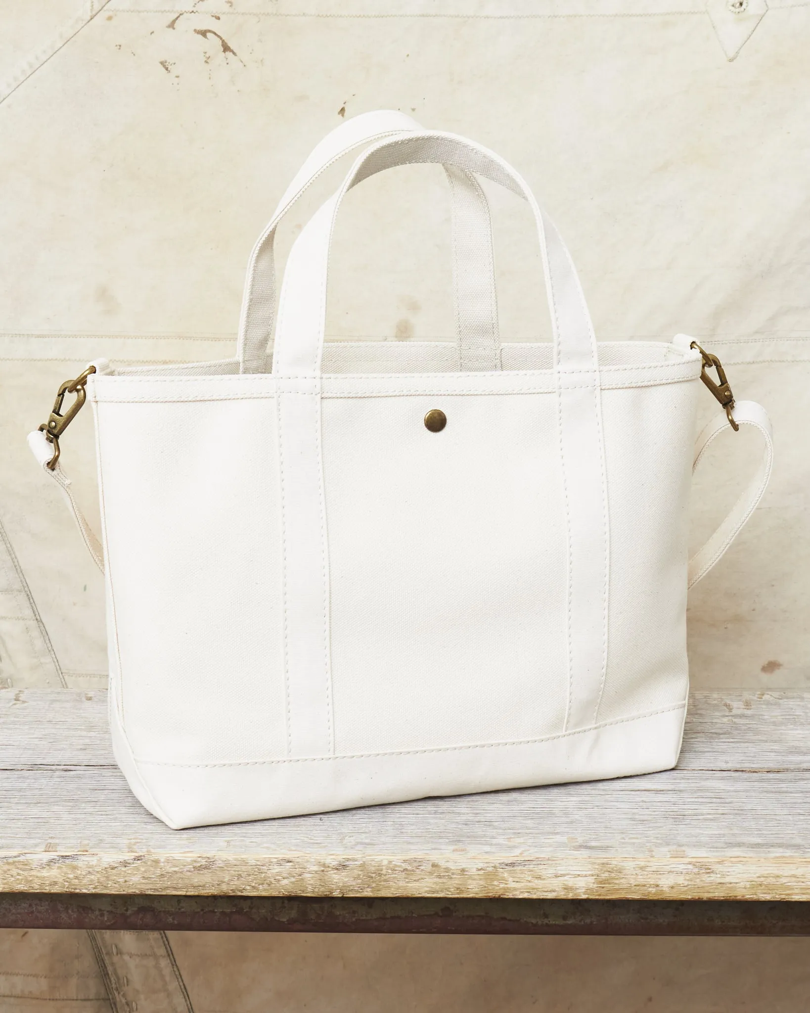 Sailor Moku Products Lot No. SM02849 Hilo Railroad Company White Canvas Tote Bag
