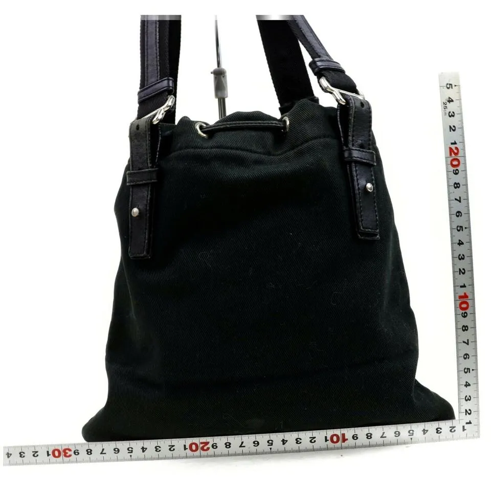 Saint Laurent YSL Kahala Black Drawstring Tote 872498