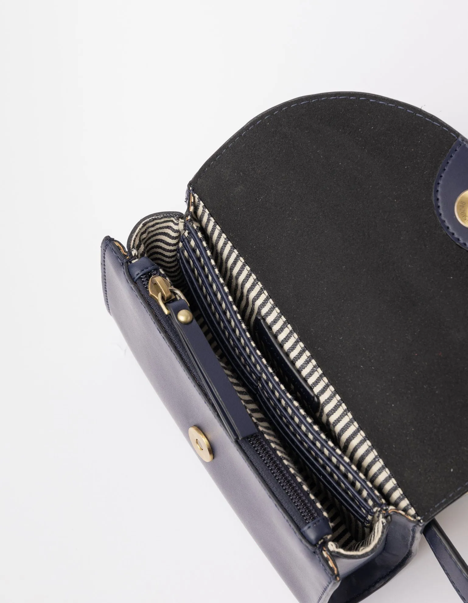Sanne Apple Leather Vegan Belt Bag | Navy