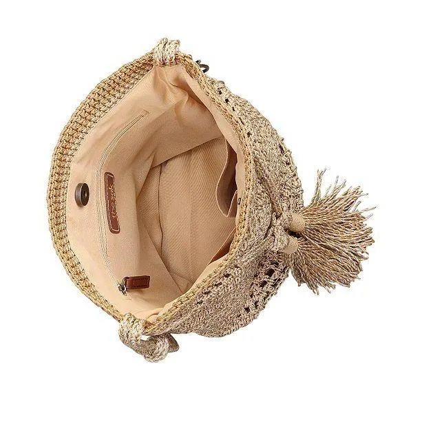 Sayulita Crochet Drawstring Bucket