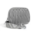 Scrunched Faux Leather Belt Bag- many color options