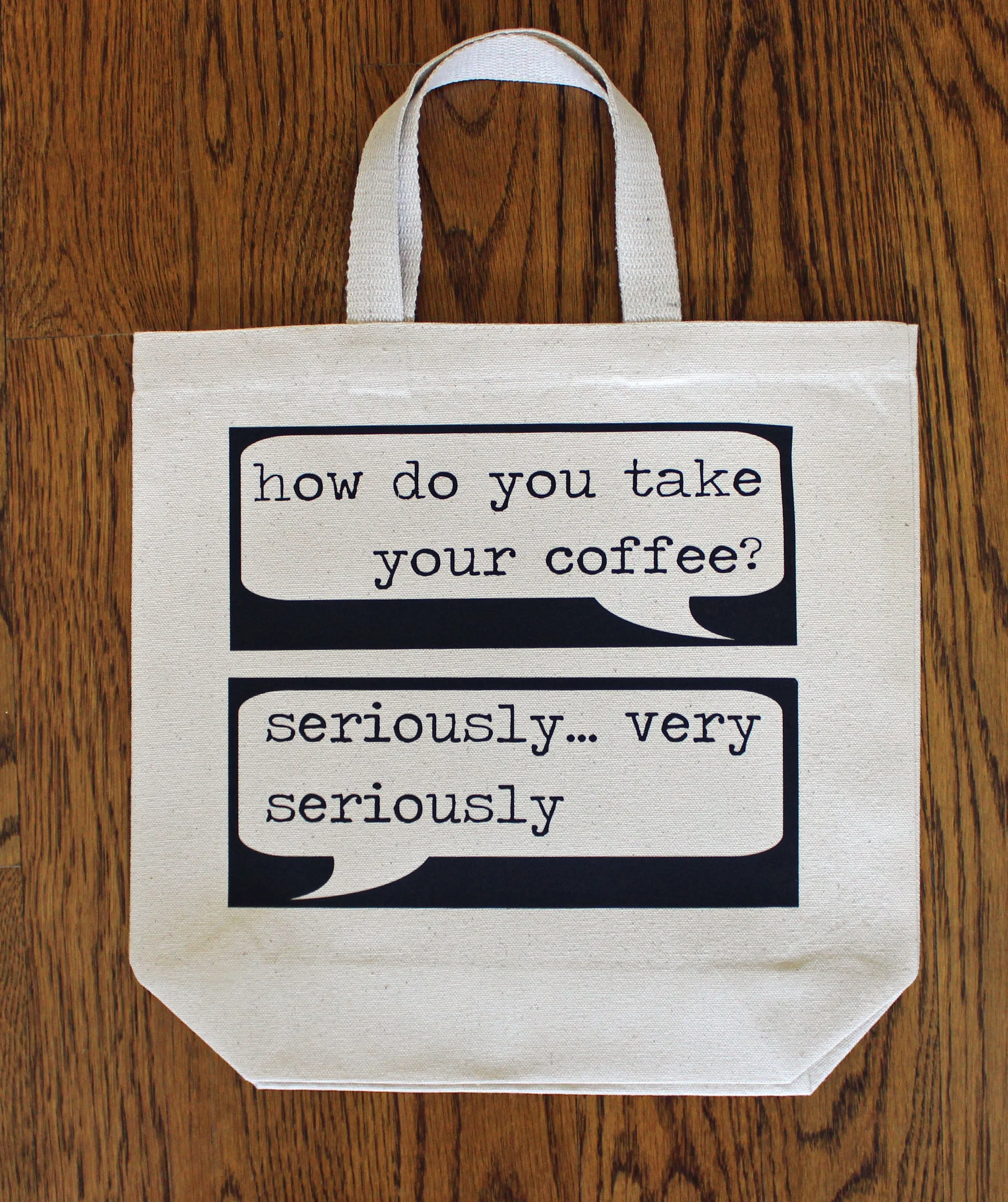 serious coffee - tote bag