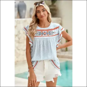 Sky Blue Boho Blouse: so Cute it Hurts  💙 Needful Things