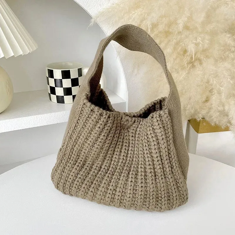 Slouchy Crochet Hobo Bag