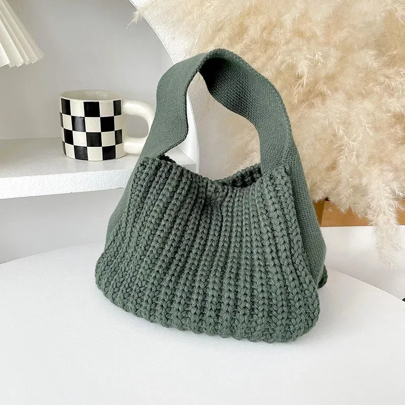Slouchy Crochet Hobo Bag