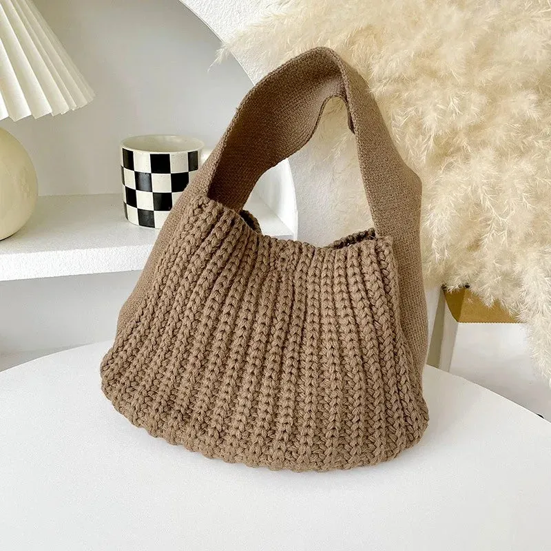 Slouchy Crochet Hobo Bag