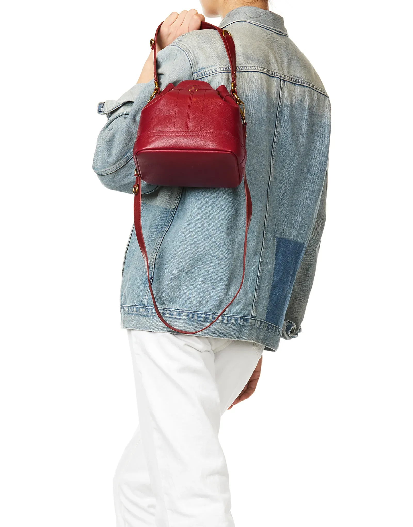 Small Ben Handbag in Ruby