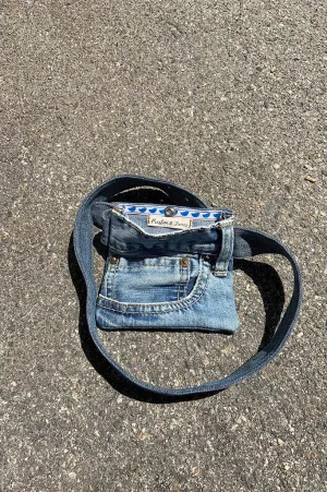Snap Denim Belt Bag