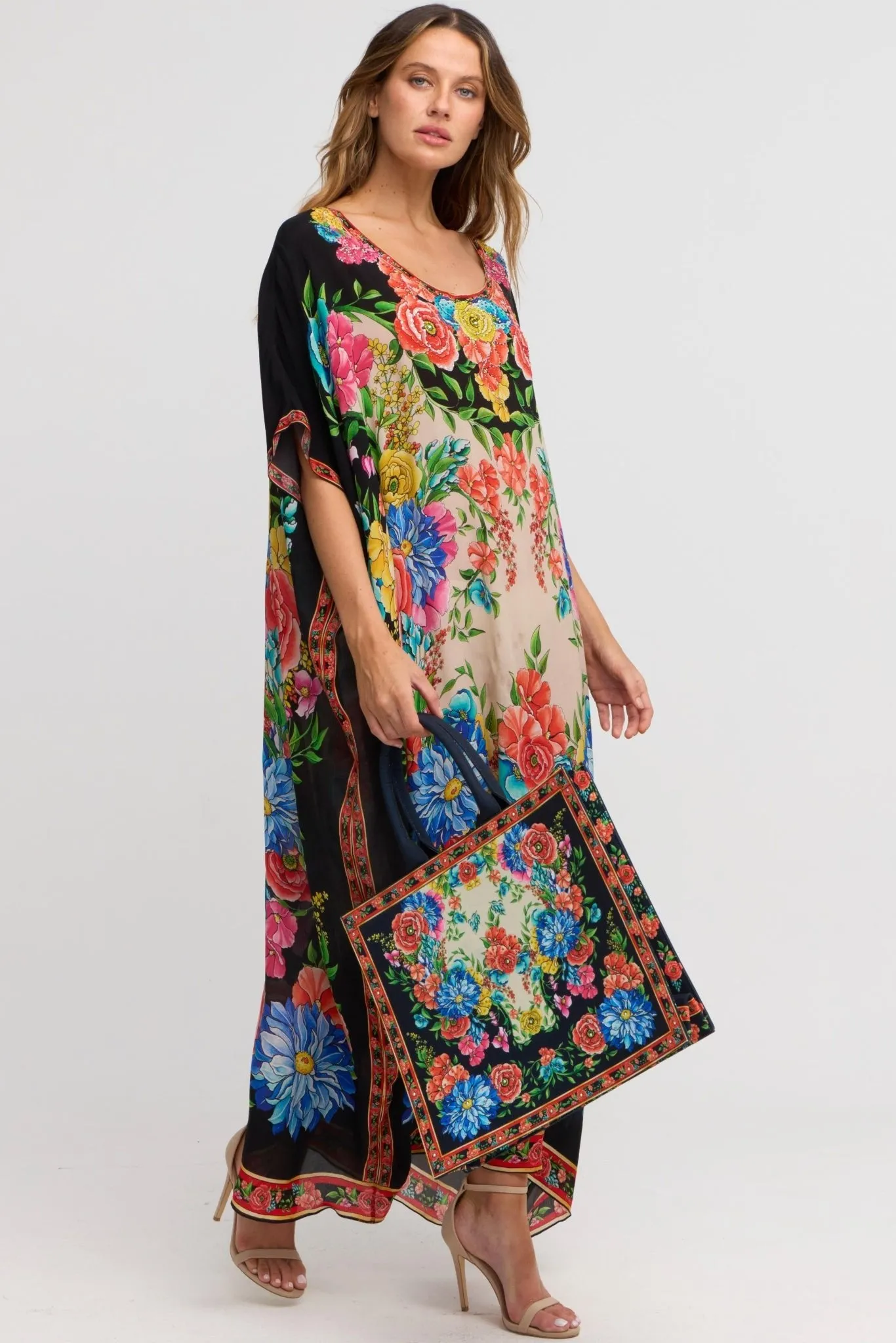 Spanish Flowers Tote Bag
