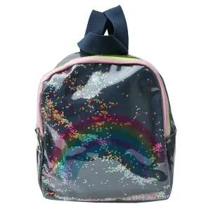 Sparkle Sisters Rainbow Mini Backpack - Navy