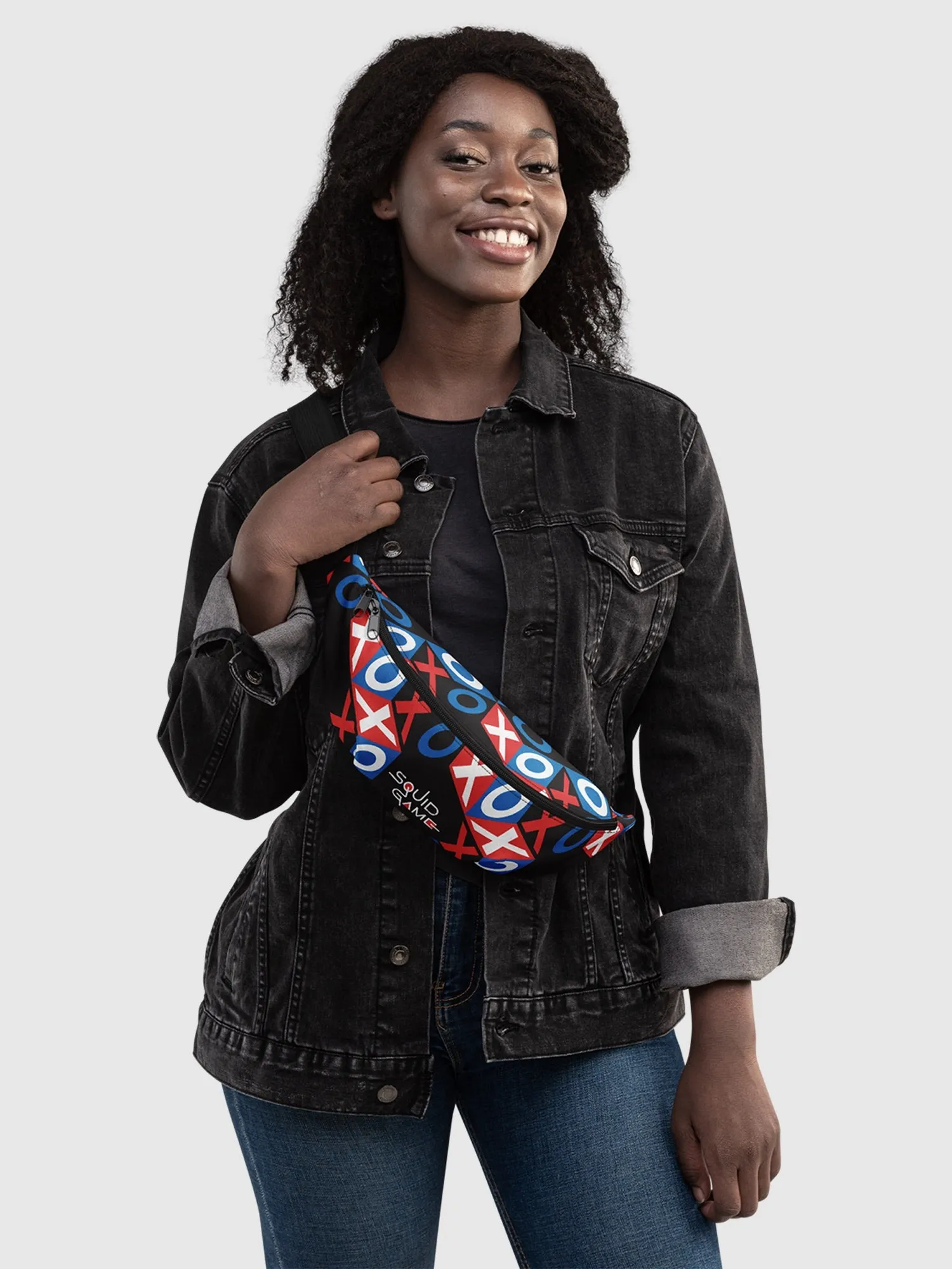 Squid Game Tic-tac-toe Pattern Fanny Pack