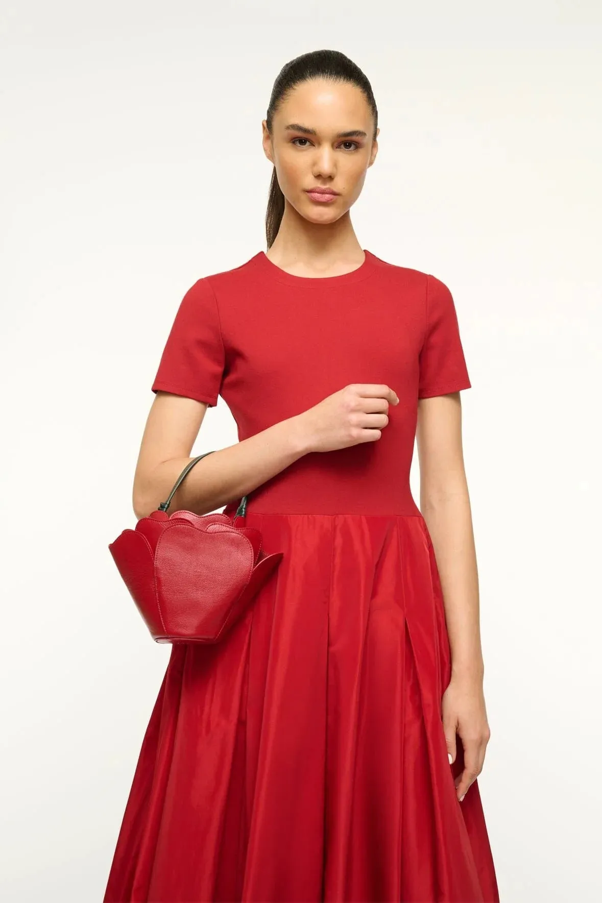 Staud Juliet Bag in Rouge