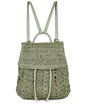 STRAW BACKPACK