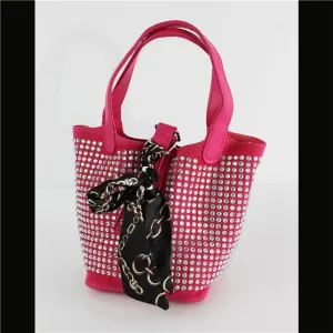 Stud On Bucket Hand Bag