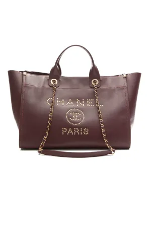 Studded Deauville Large Tote Bag