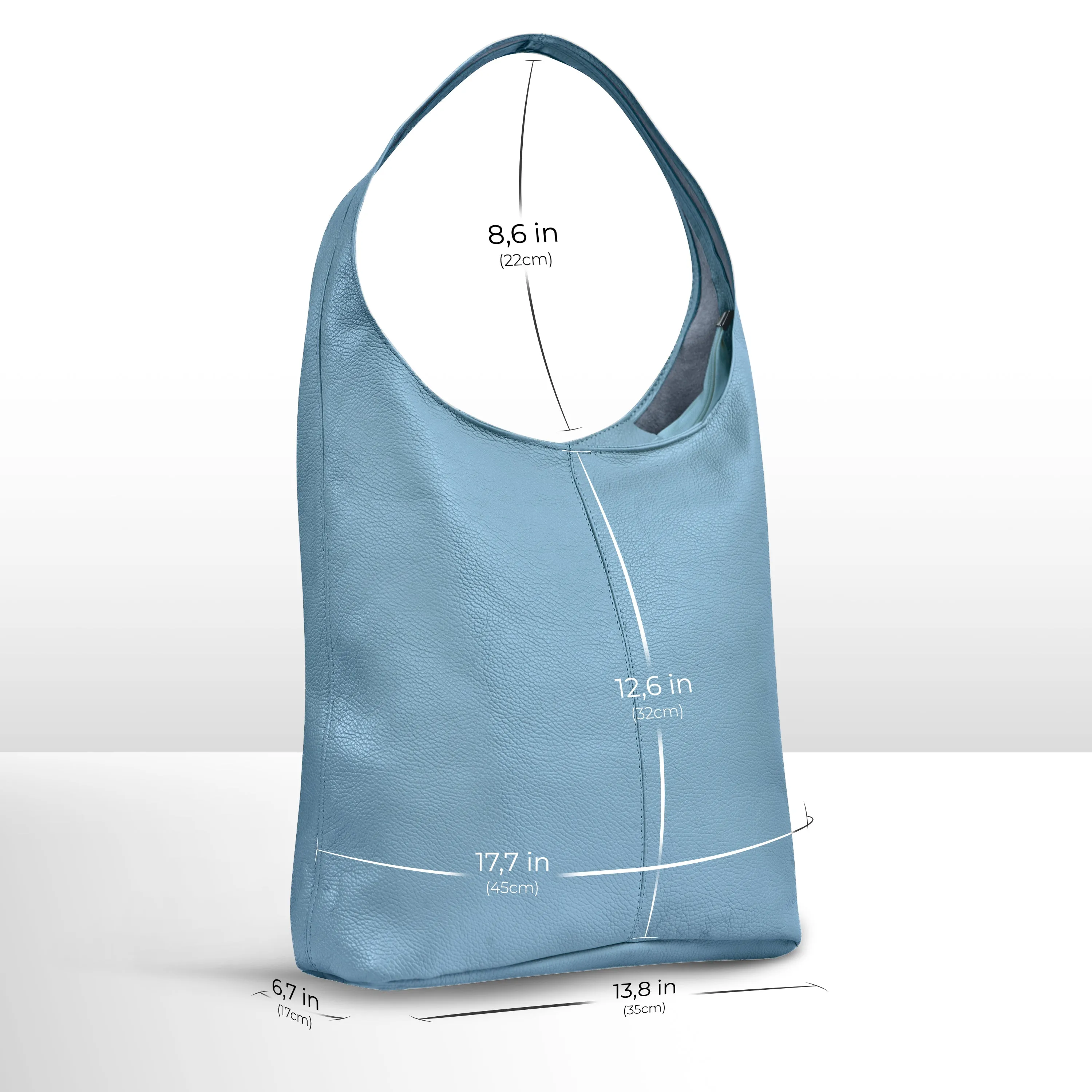 TAKEASY Calf Leather Hobo Bag 011943