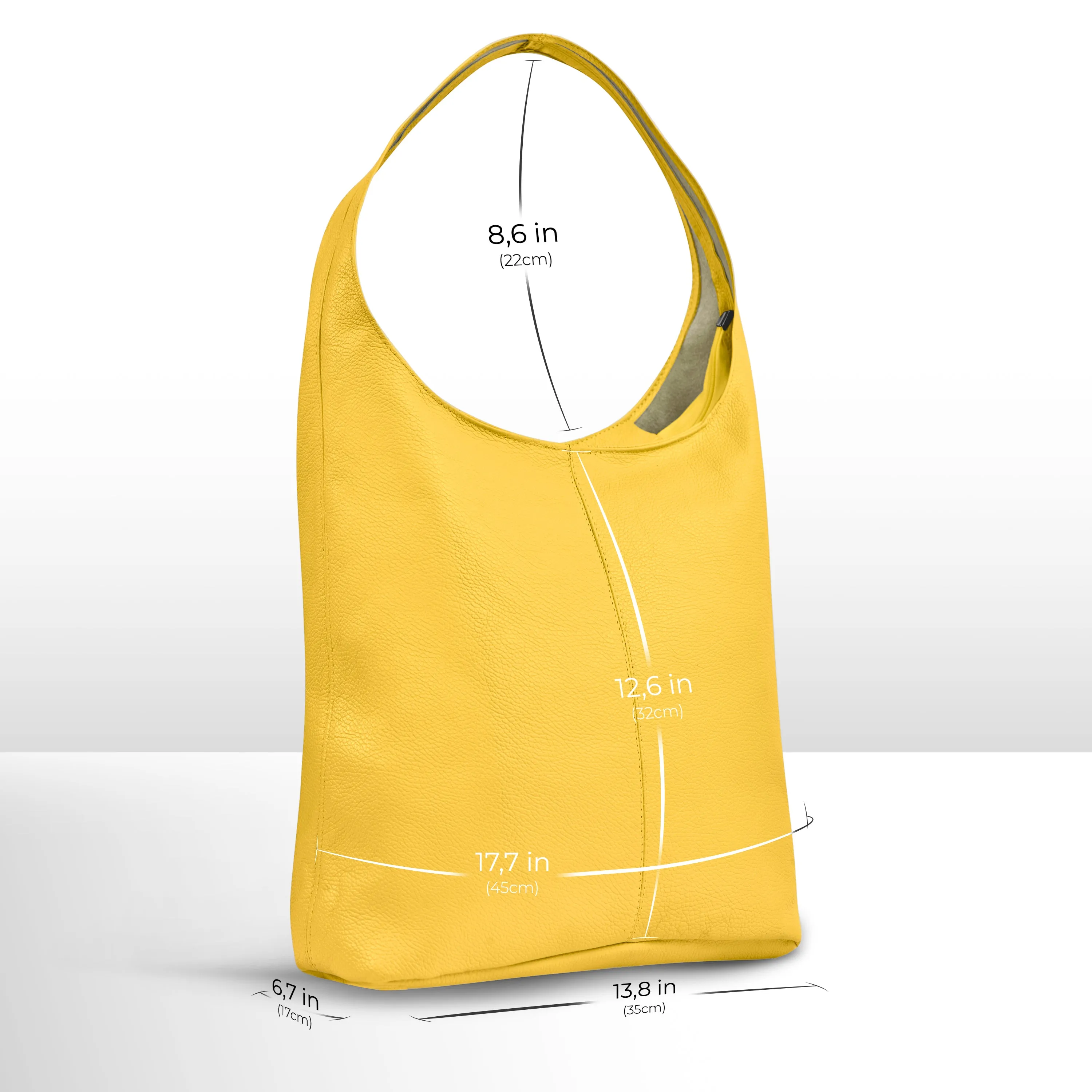 TAKEASY Calf Leather Hobo Bag 011943