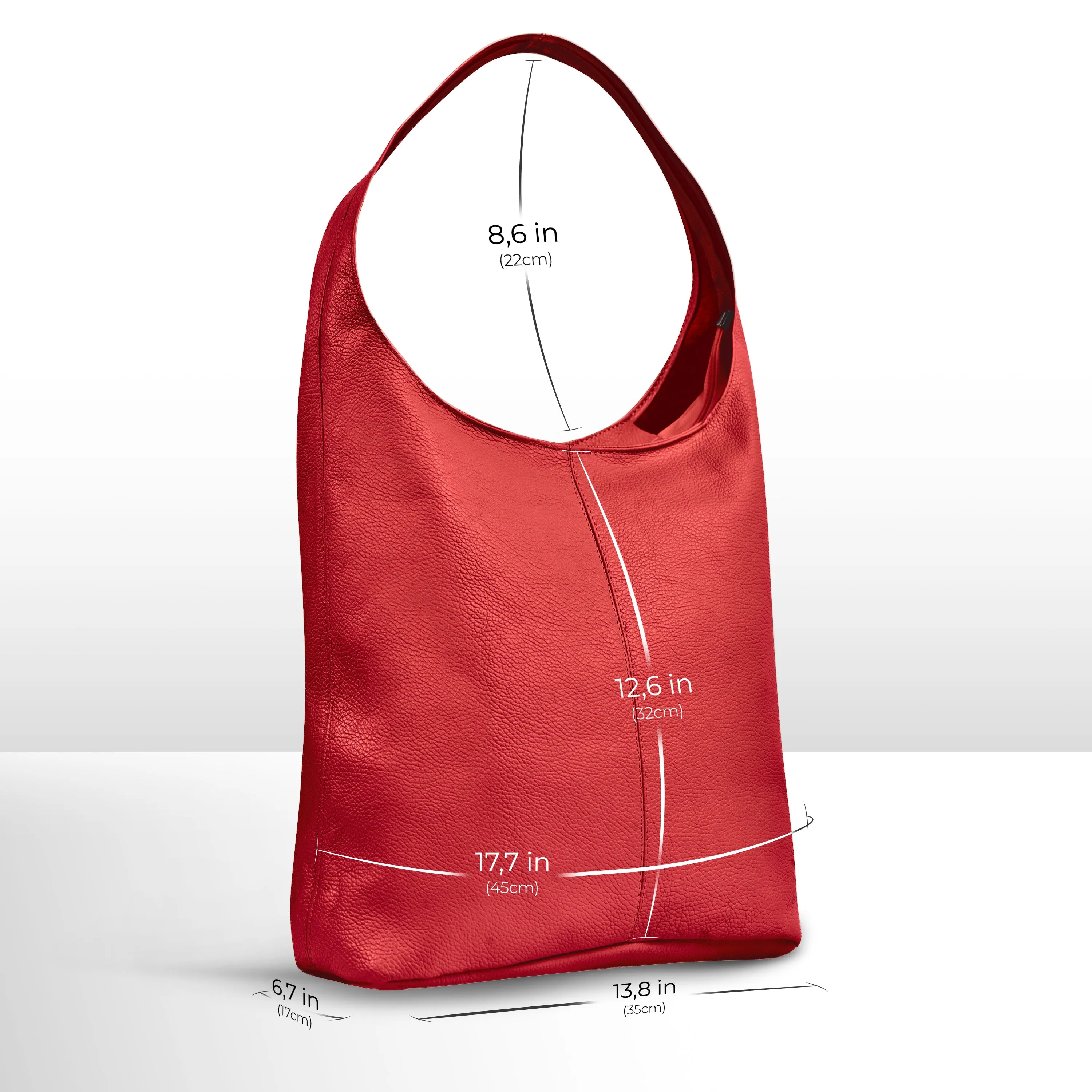 TAKEASY Calf Leather Hobo Bag 011943