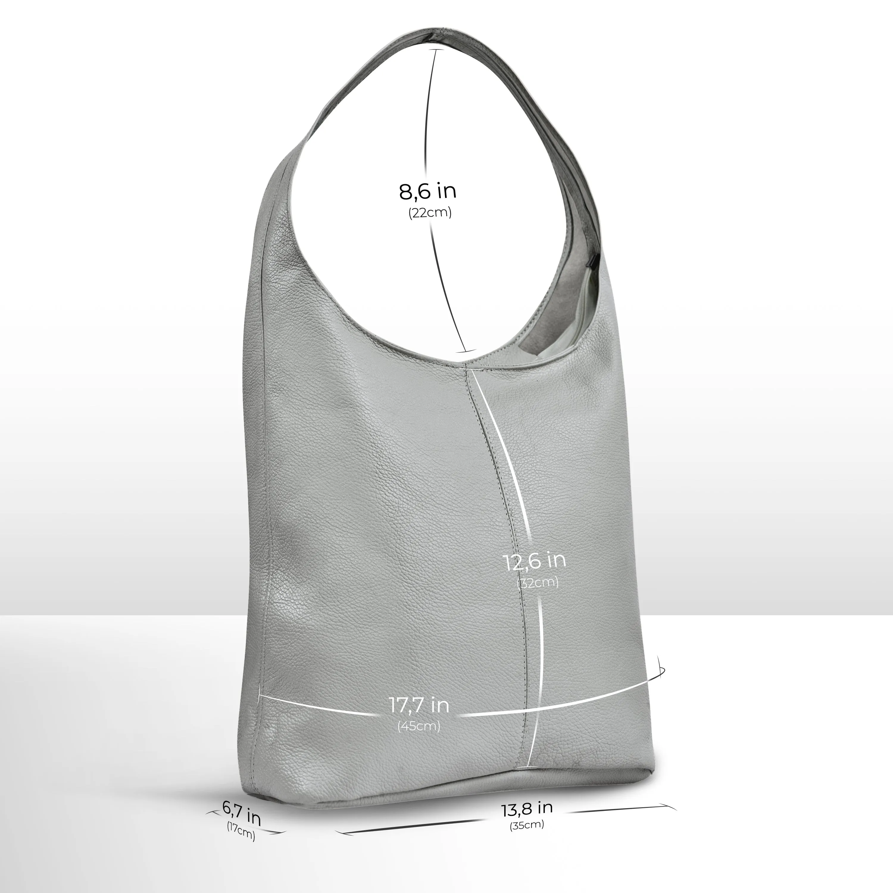 TAKEASY Calf Leather Hobo Bag 011943
