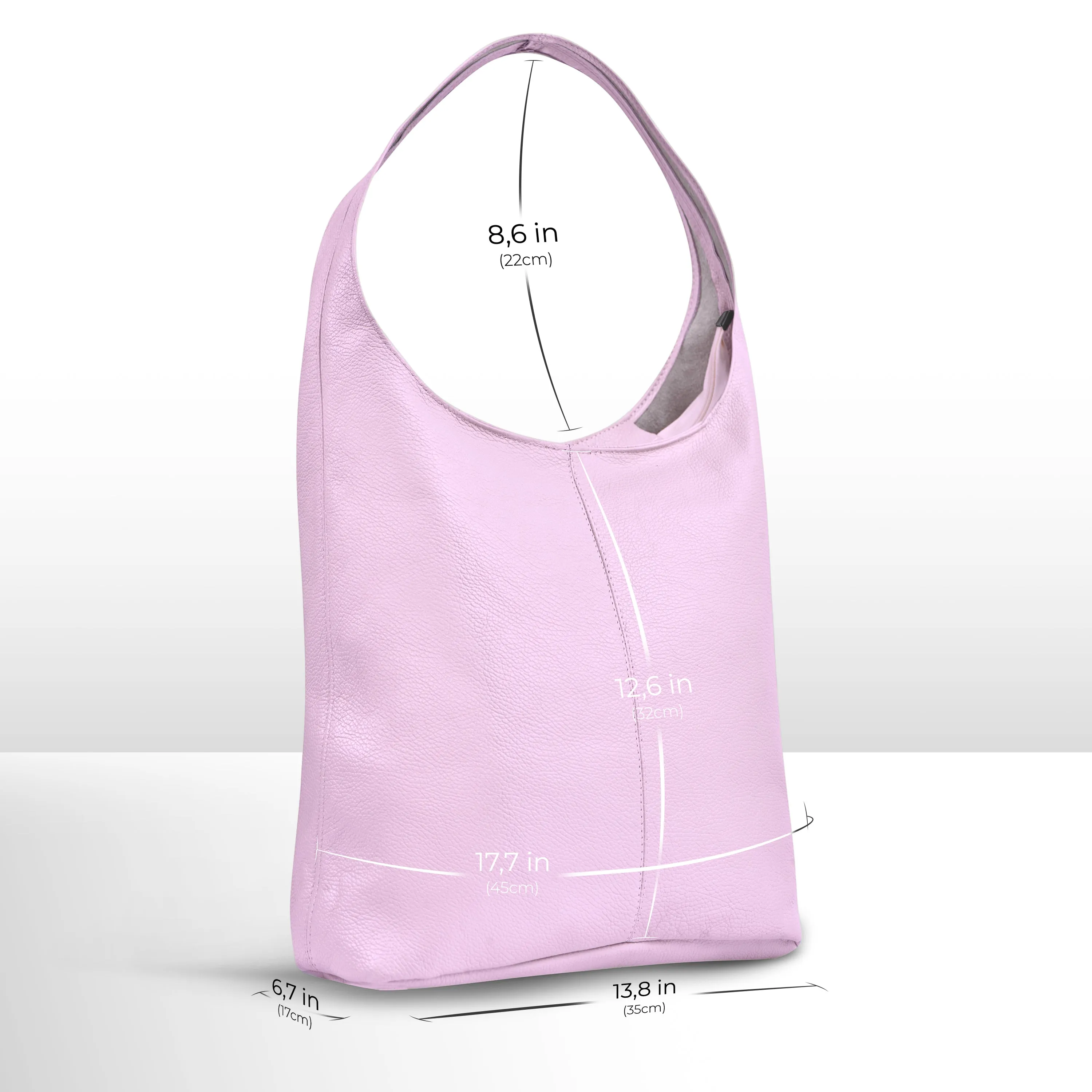 TAKEASY Calf Leather Hobo Bag 011943